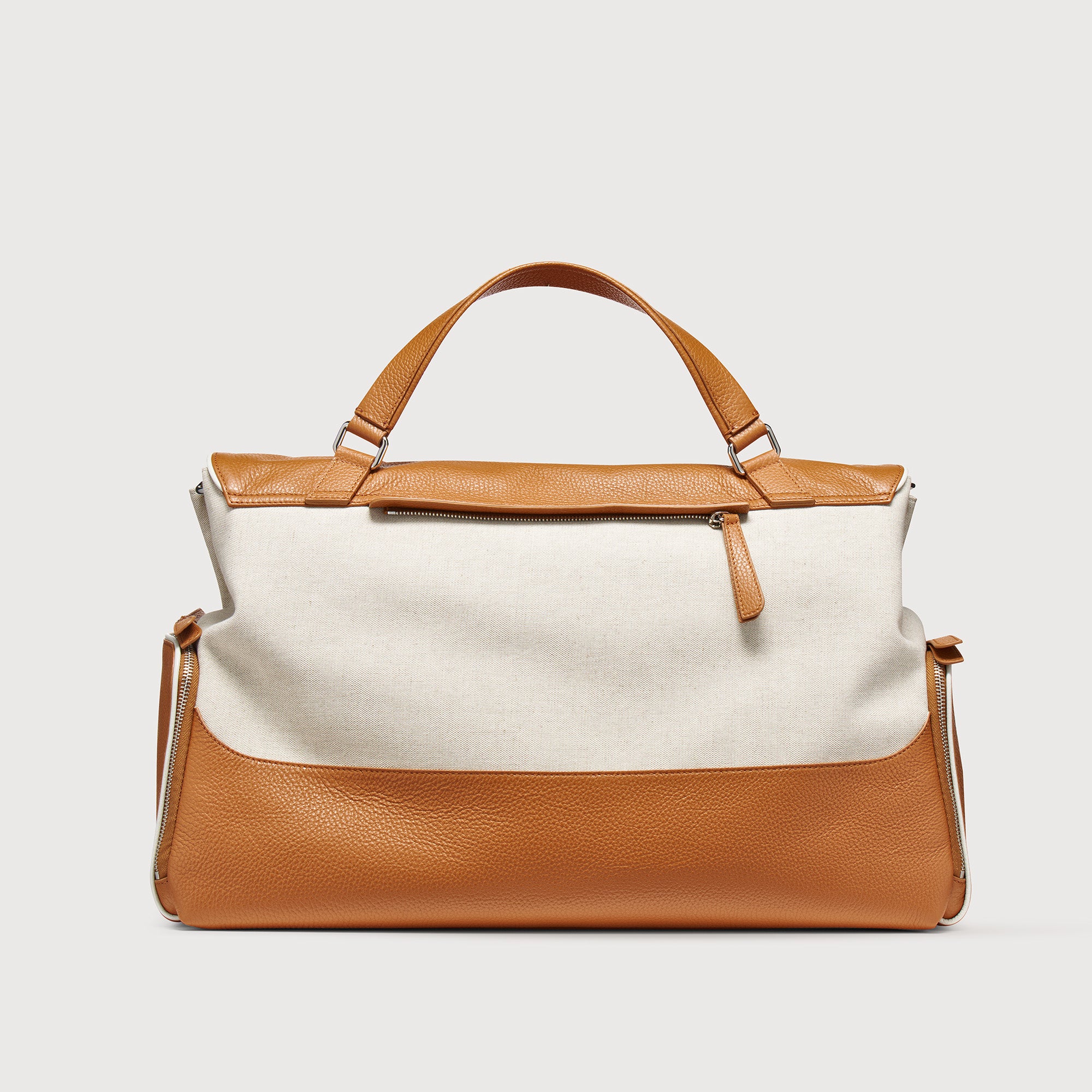 Zanellato Racquet Club EXTRA LARGE POSTINA borsa XL in pelle martellata
