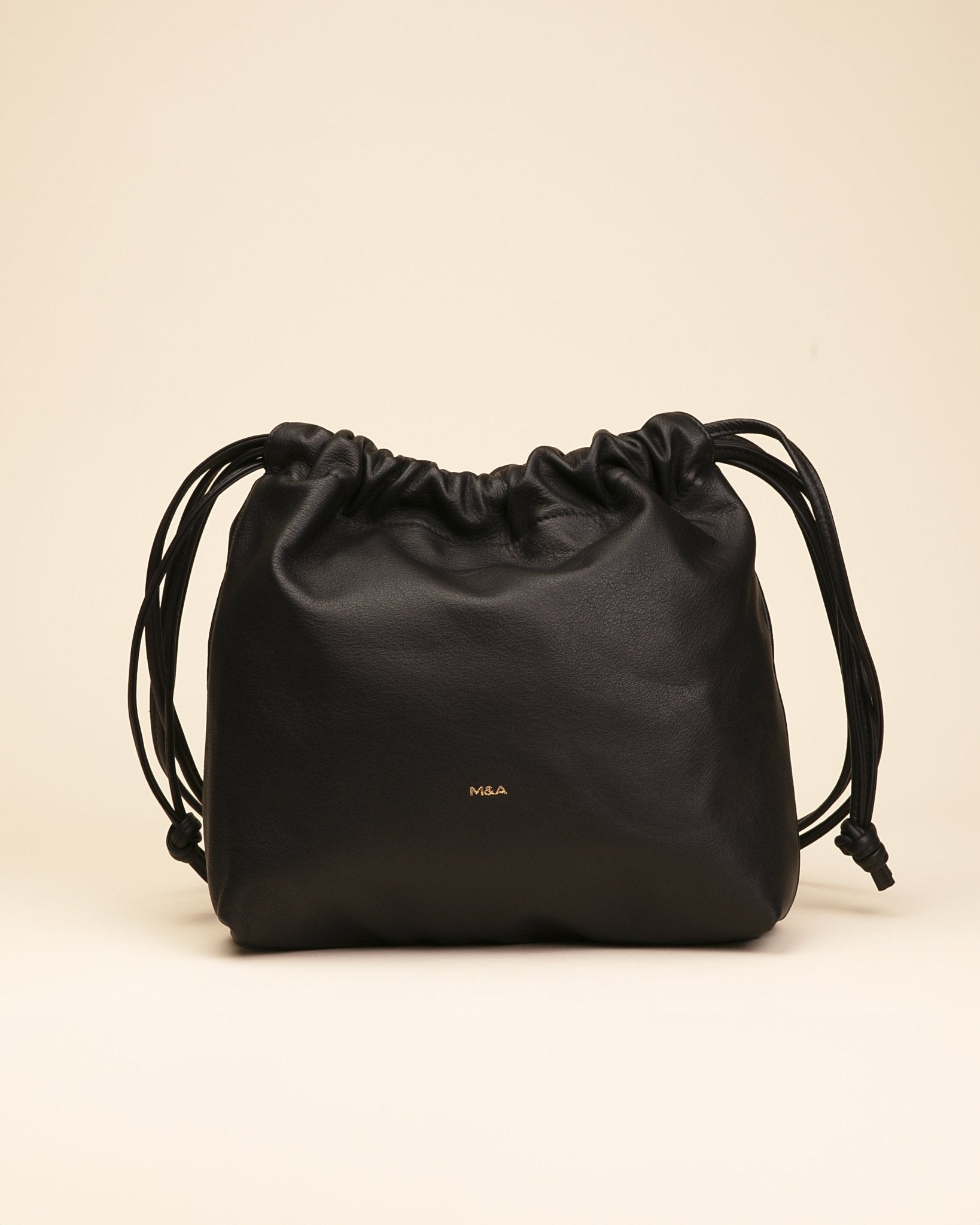 Marks&Angels Borse a Spalla Mini Sabri Nero borsa a spalla in pelle