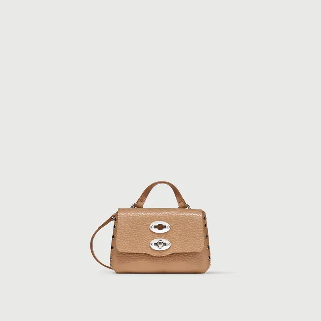 Zanellato Postina® Wallet portafoglio mini in pelle martellata