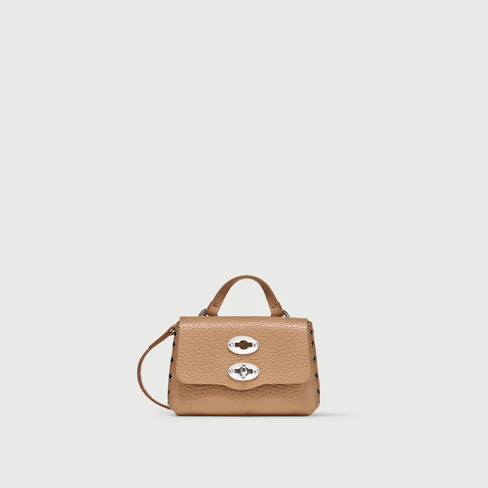 Zanellato Postina® Wallet portafoglio mini in pelle martellata