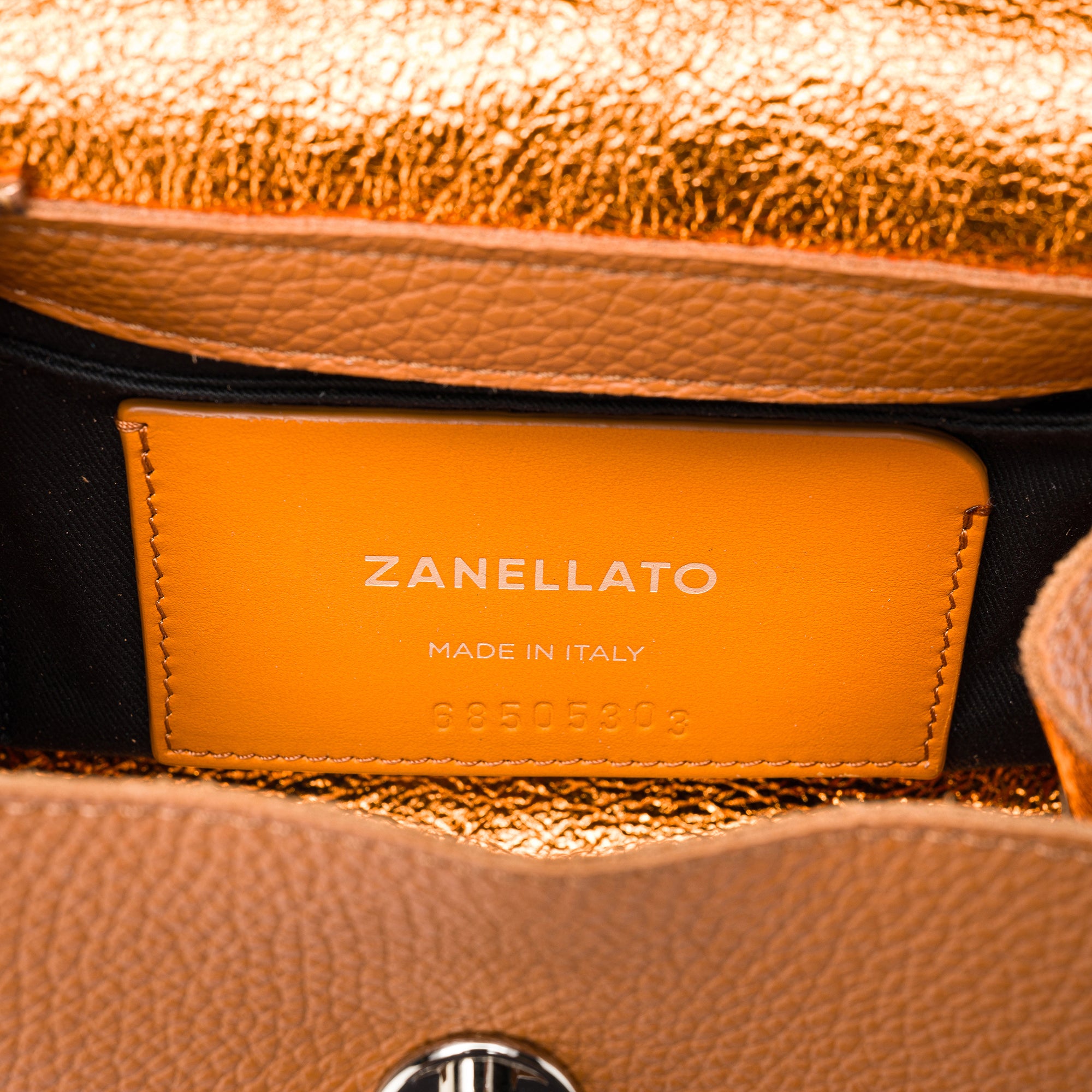 Zanellato Postina® SBABY borsa beige Pietra Ligure in pelle laminata