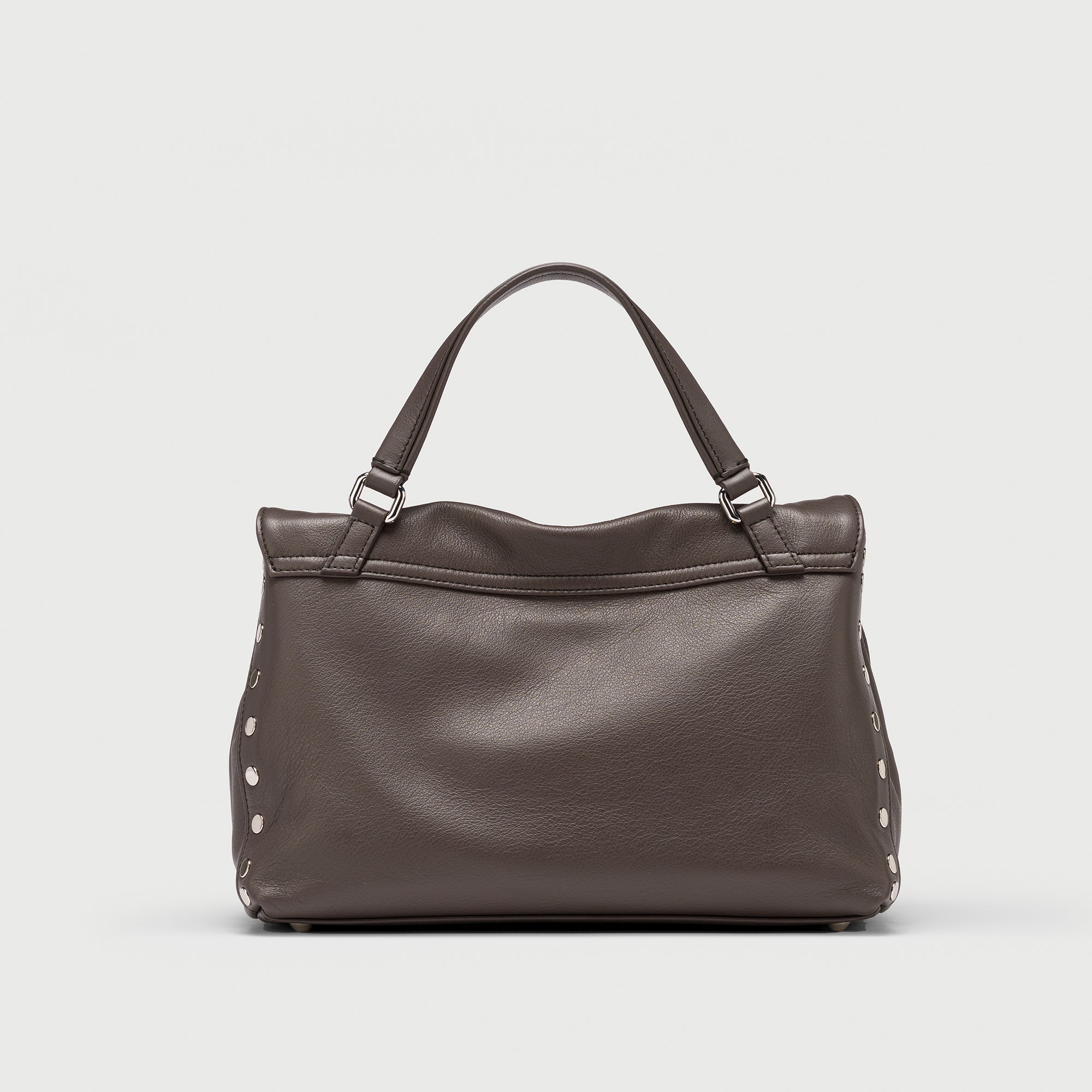 Zanellato Postina® S borsa marrone in pelle liscia