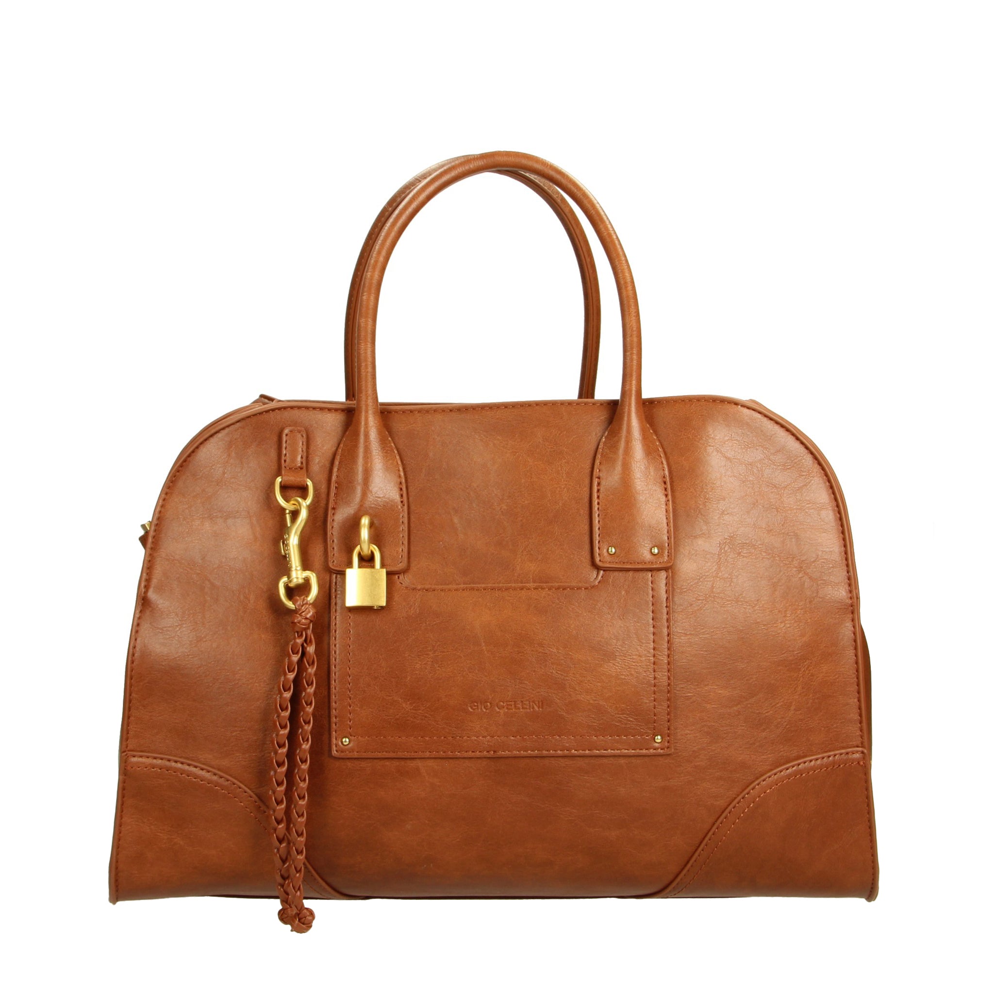 Gio Cellini BORSE Maxi Bag borsa Nero in ecopelle vintage