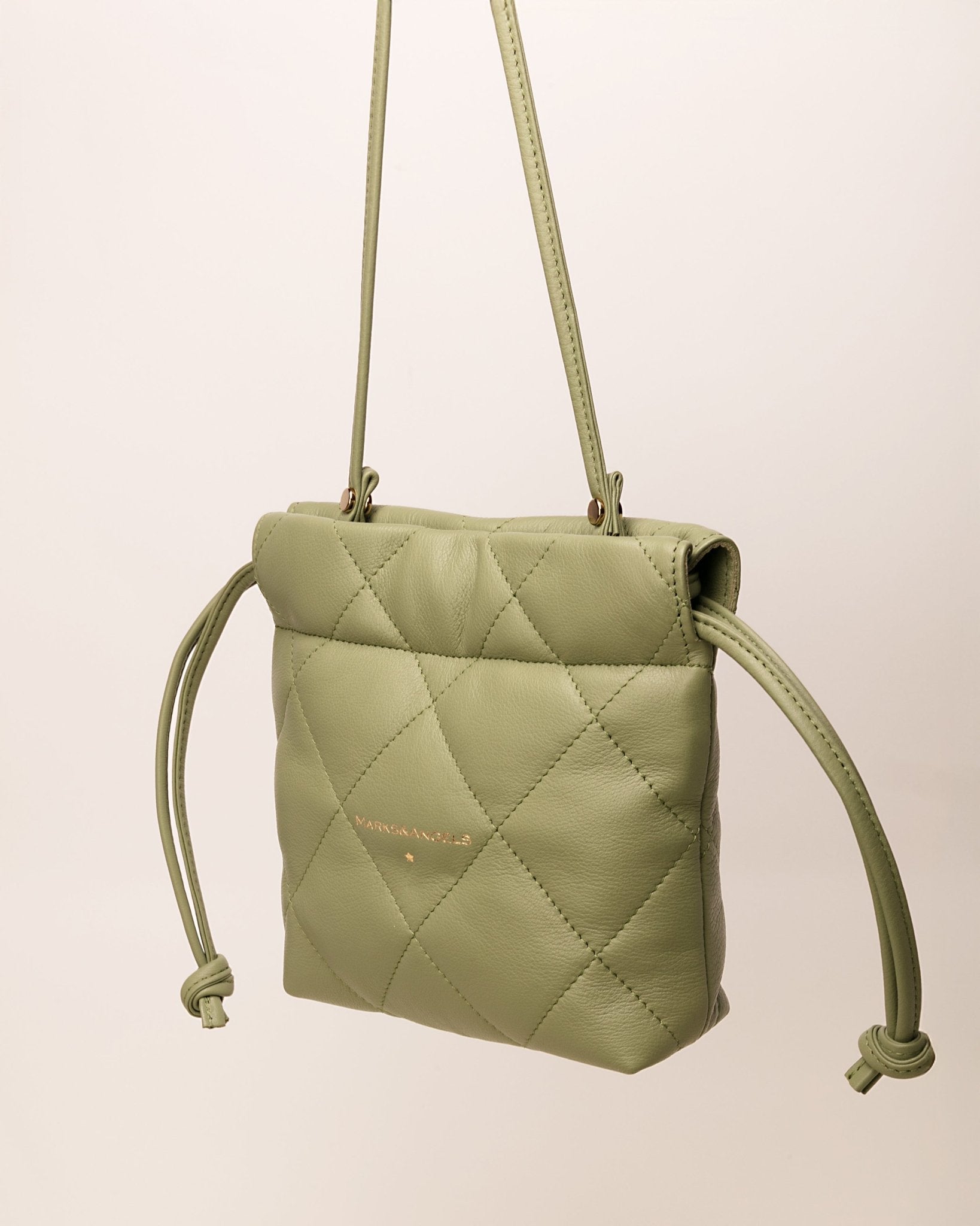 Marks&Angels Borse a Spalla Amelie Olive borsa a spalla mini in pelle