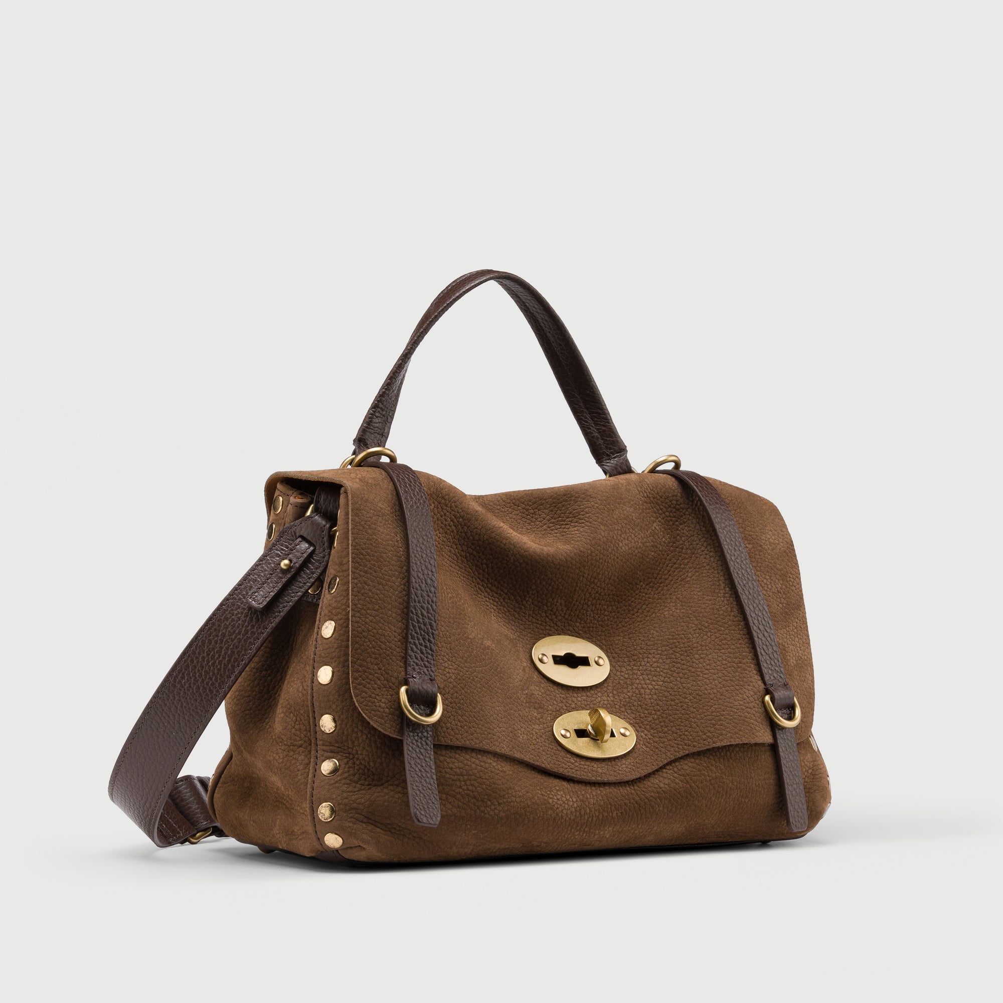 Zanellato Postina® RE S borsa marrone nabuk