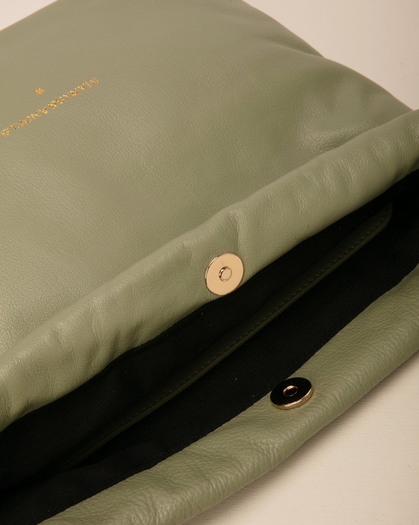Marks&Angels Mini Sabri New borsa a spalla Olive in pelle