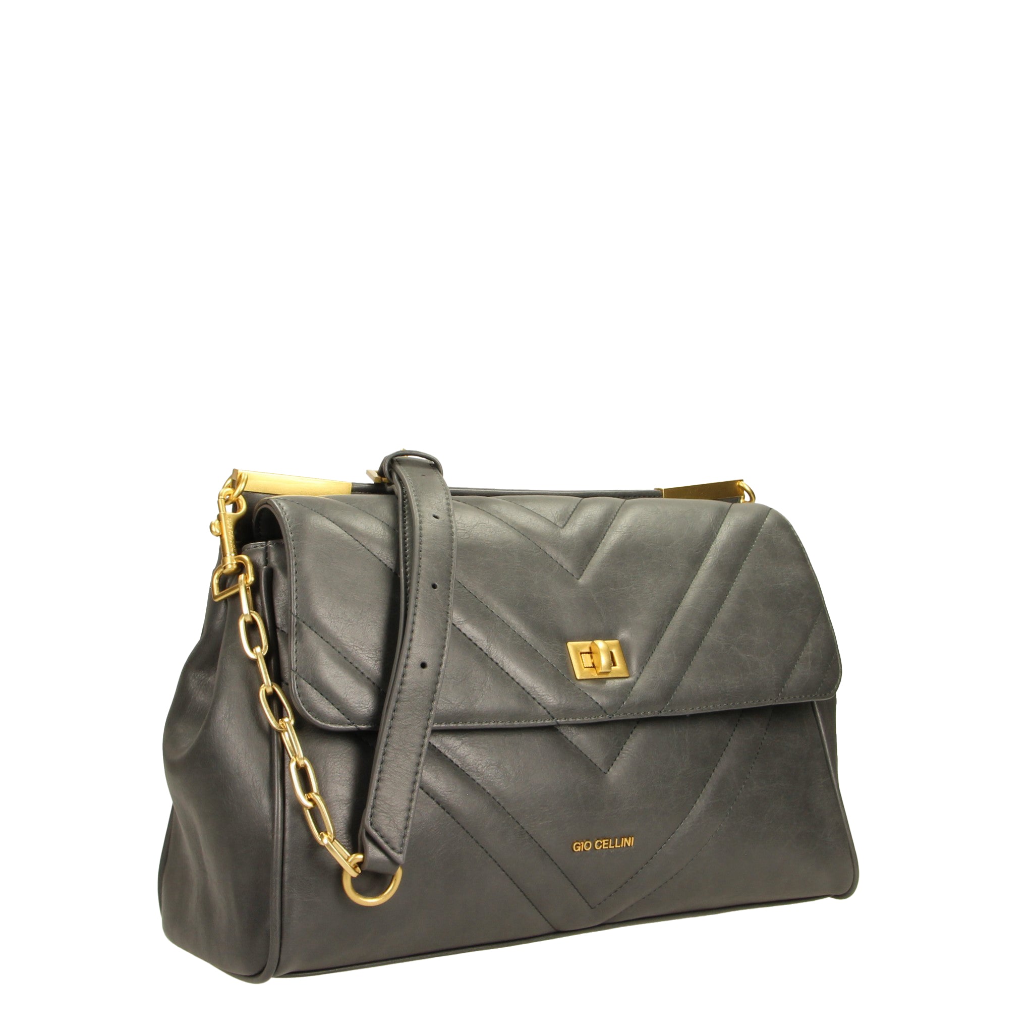 Gio Cellini BORSE Maxi bag borsa grigia 35x20x9
