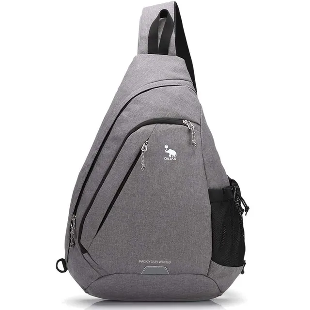 OIWAS Sling Bags zaino monospalla grigio 18 L impermeabile