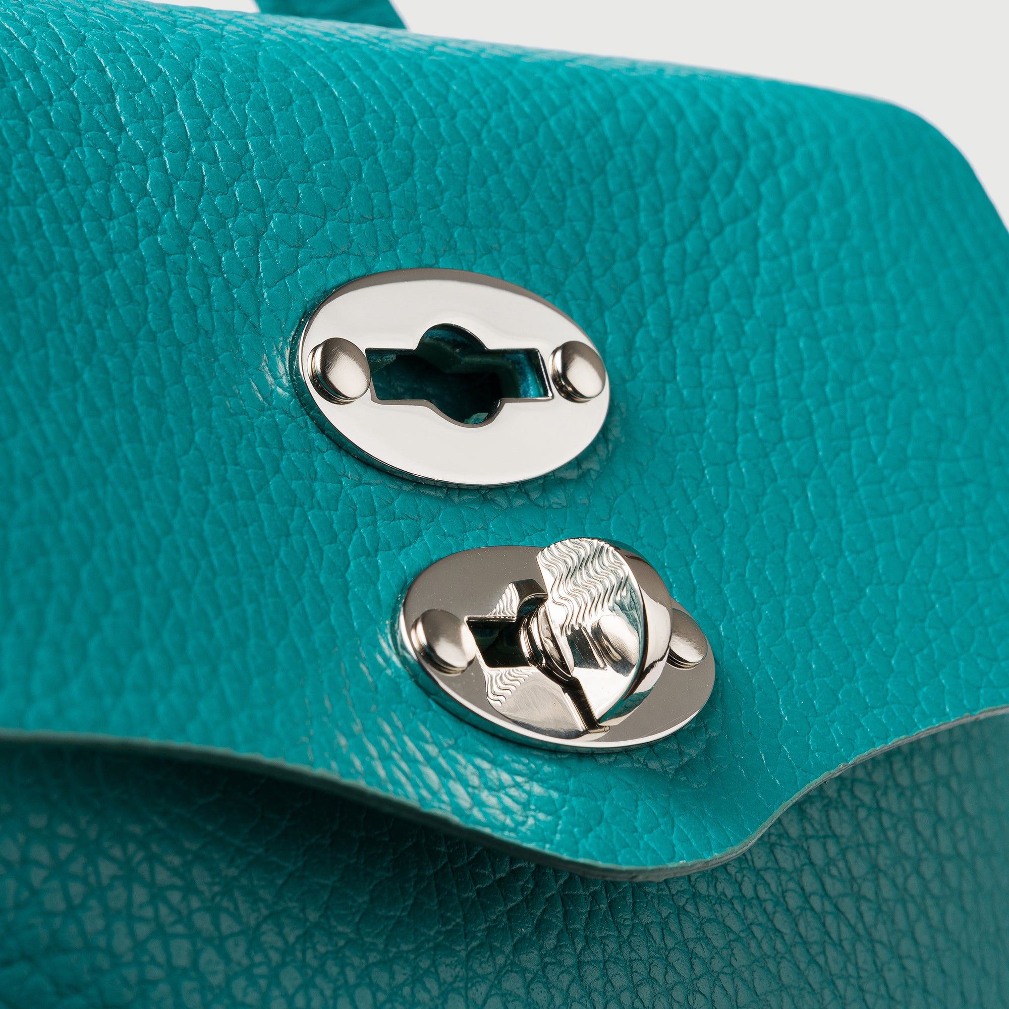 Zanellato Postina® SBABY borsa verde Pesto Genovese in pelle laminata