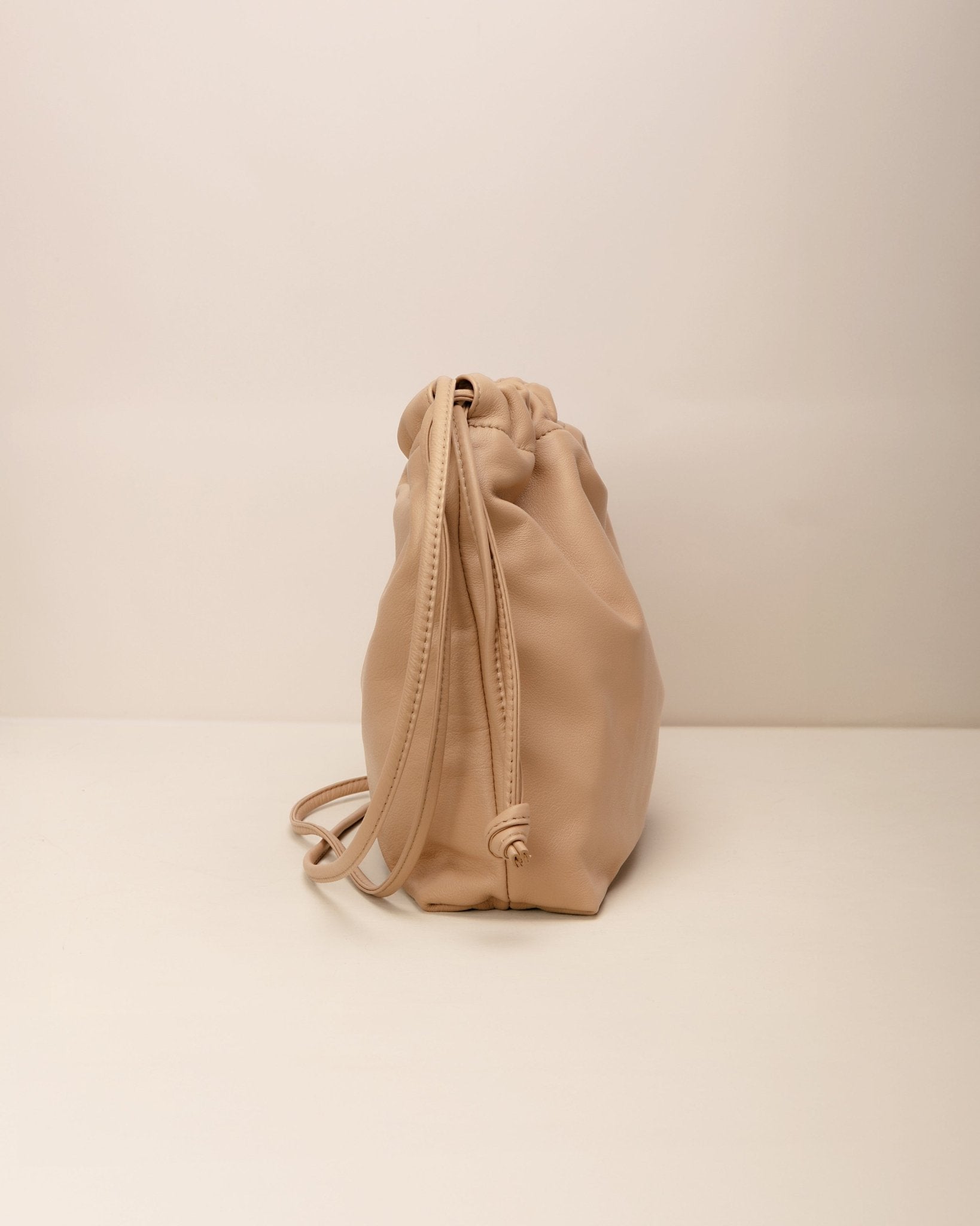 Marks&Angels Mini Sabri New borsa a spalla Cappuccino in pelle
