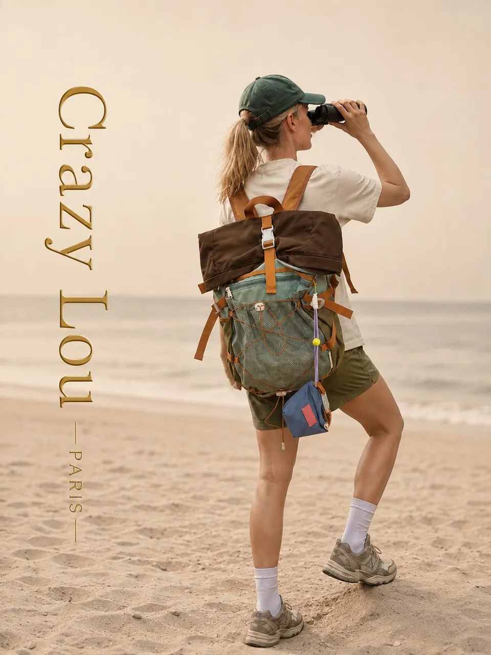 Crazy Lou Sac en tissus 7438 zaino in nylon