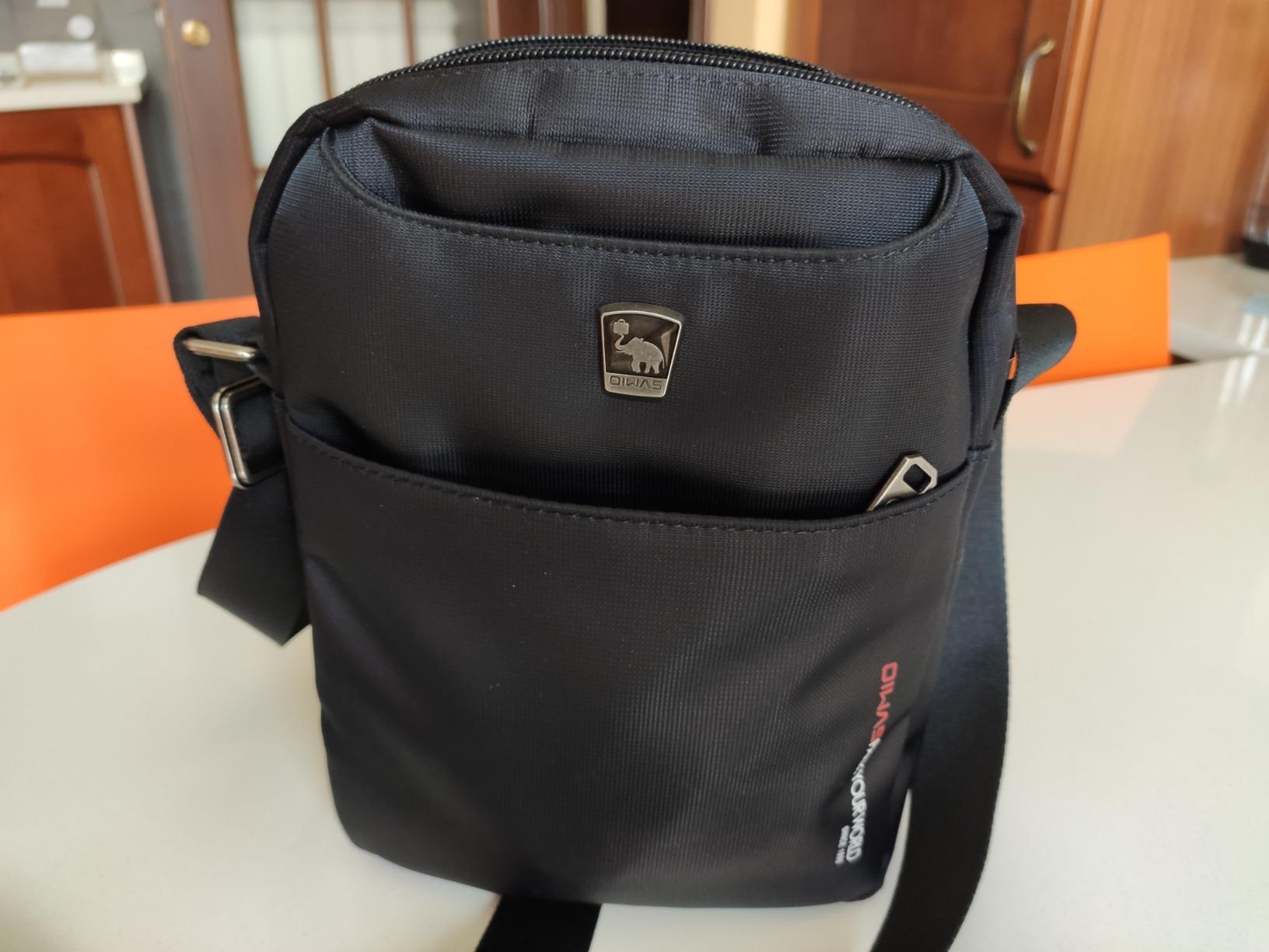 OIWAS Sling Bags borsello blu scuro con tracolla regolabile