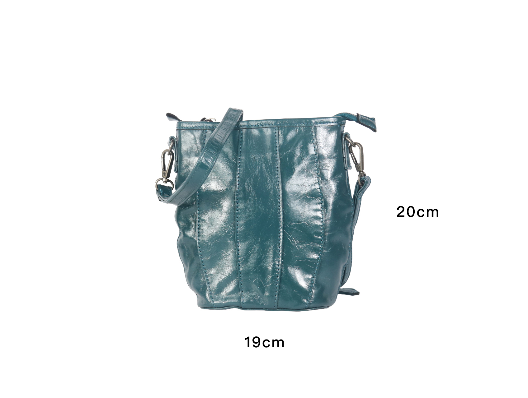 Crazy Lou Sac en cuir Sac en cuir de vachette 7290 borsa in pelle bovina