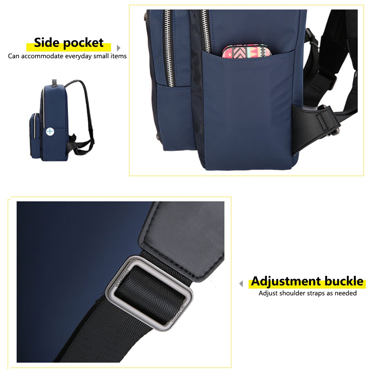 OIWAS Backpacks zaino casual uomo