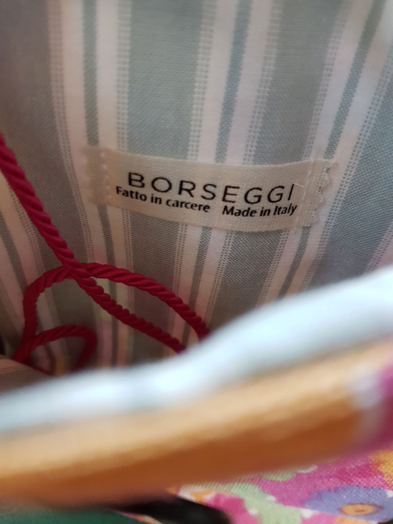 Borseggi Tibetane Tibetana con bottone Fiori Pop verde borsina