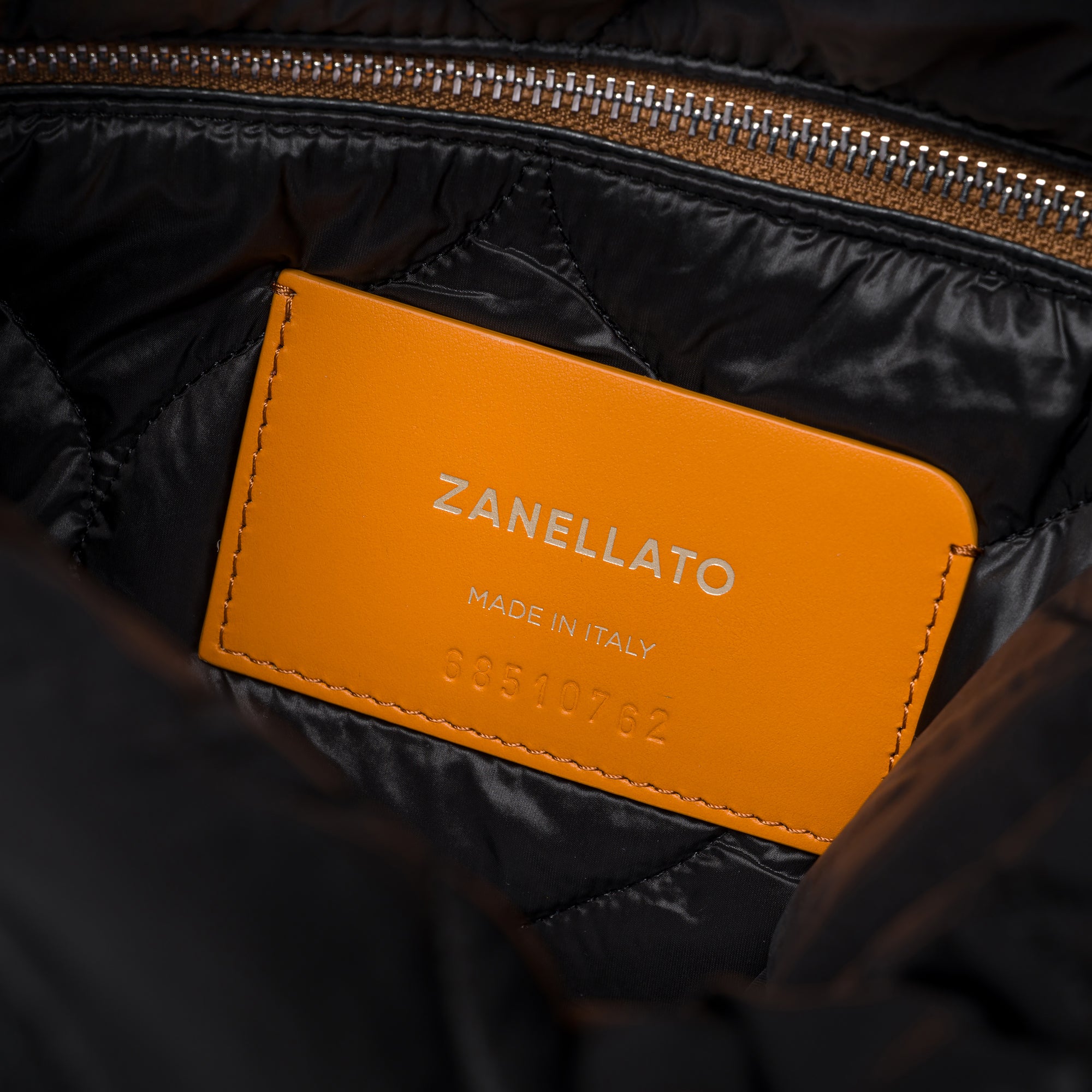 Zanellato A' Spasso® M borsa nera in tessuto leggero