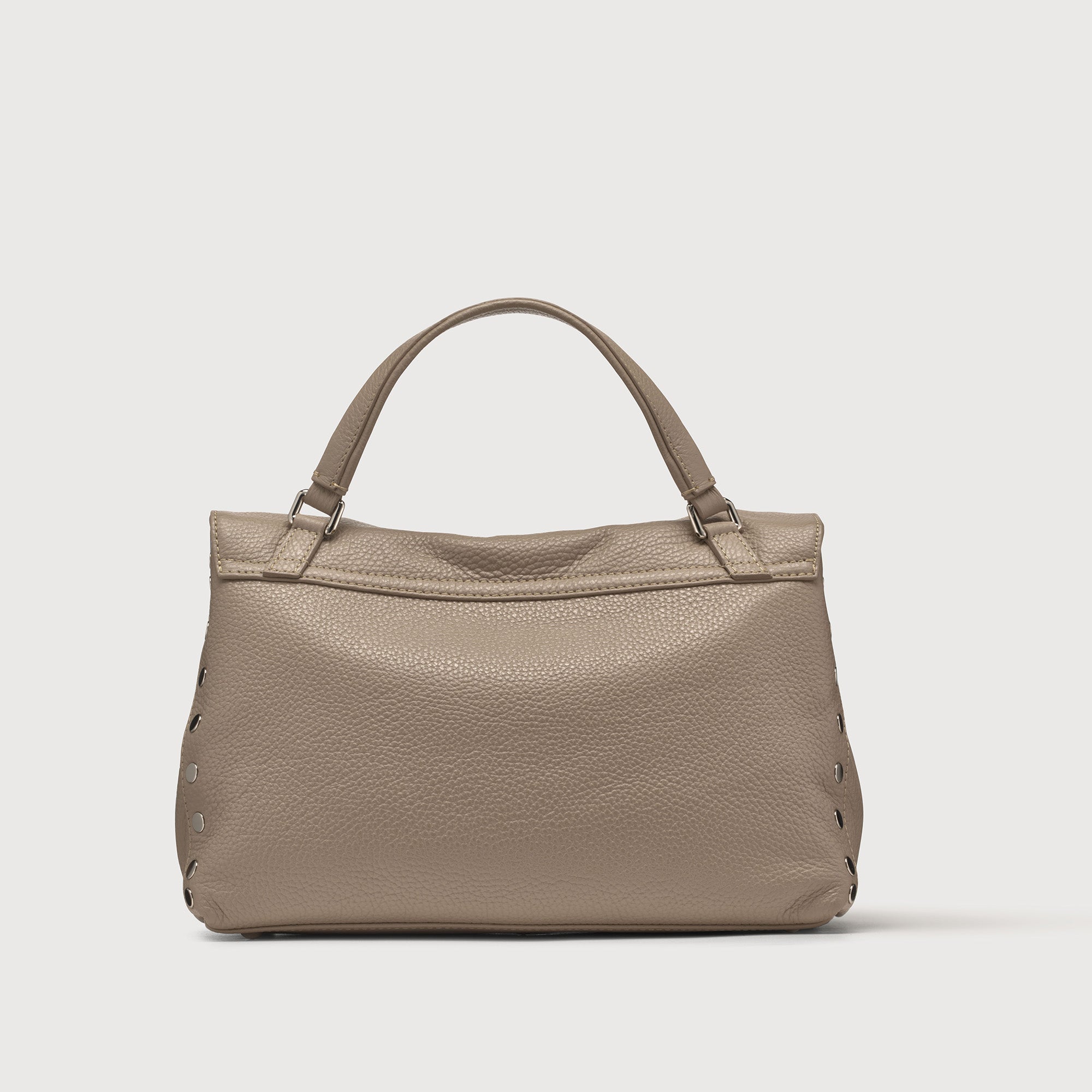 Zanellato Postina® S borsa grigia Creta pelle martellata