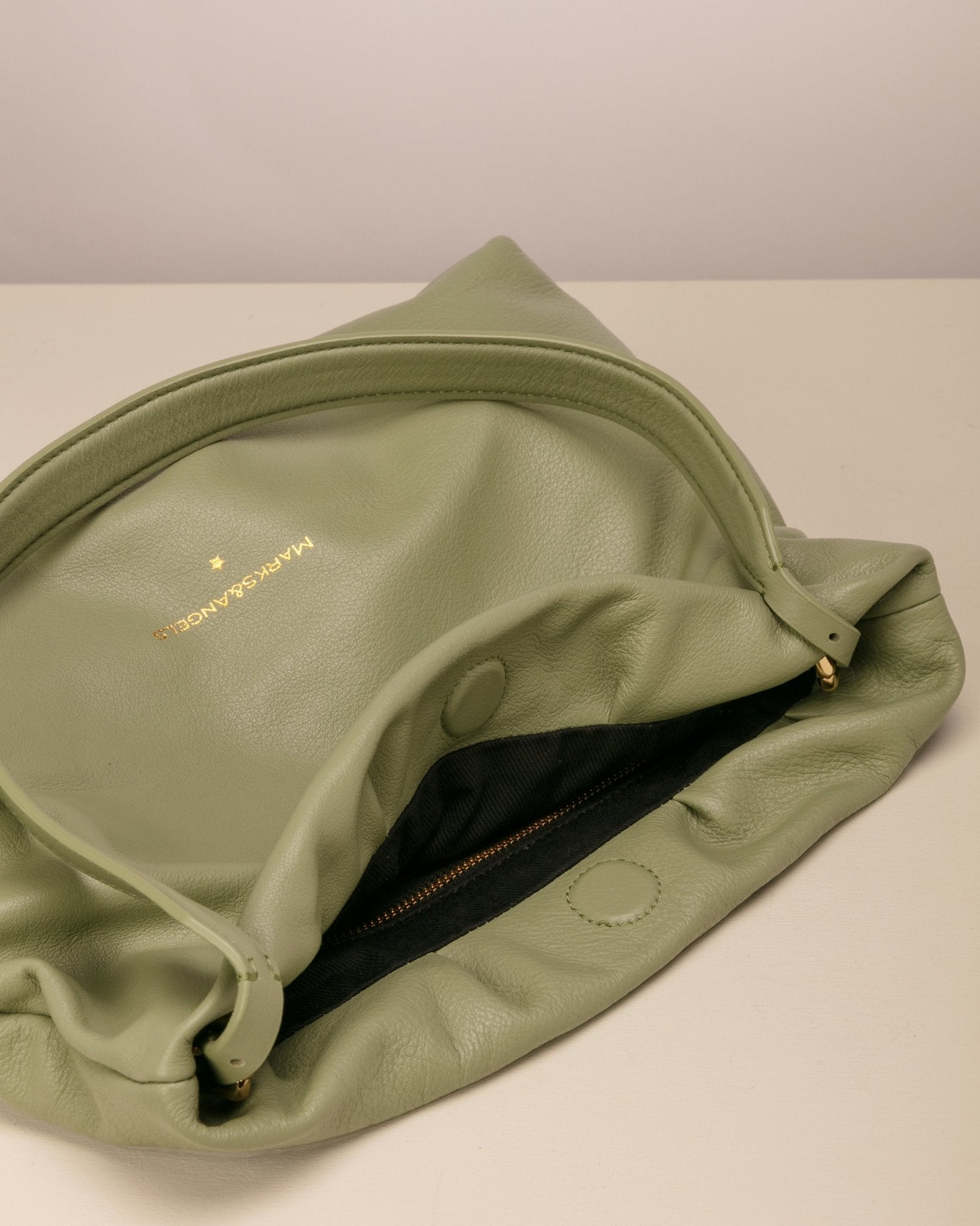 Marks&Angels Borse a Tracolla Michela Olive borsa a tracolla pelle liscia