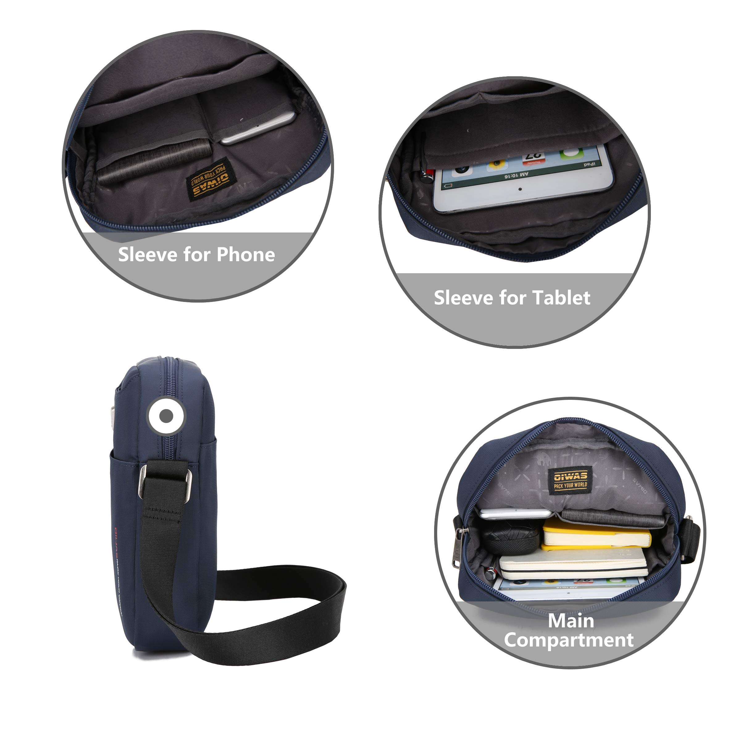 OIWAS Crossbody Bags borsa a tracolla piccola leggera