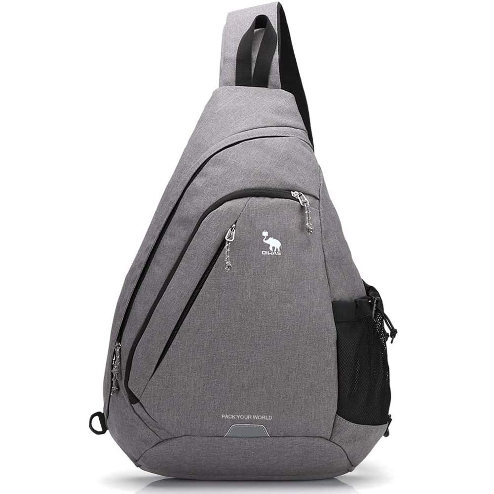 OIWAS Sling Bags zaino monospalla grigio 18 L impermeabile