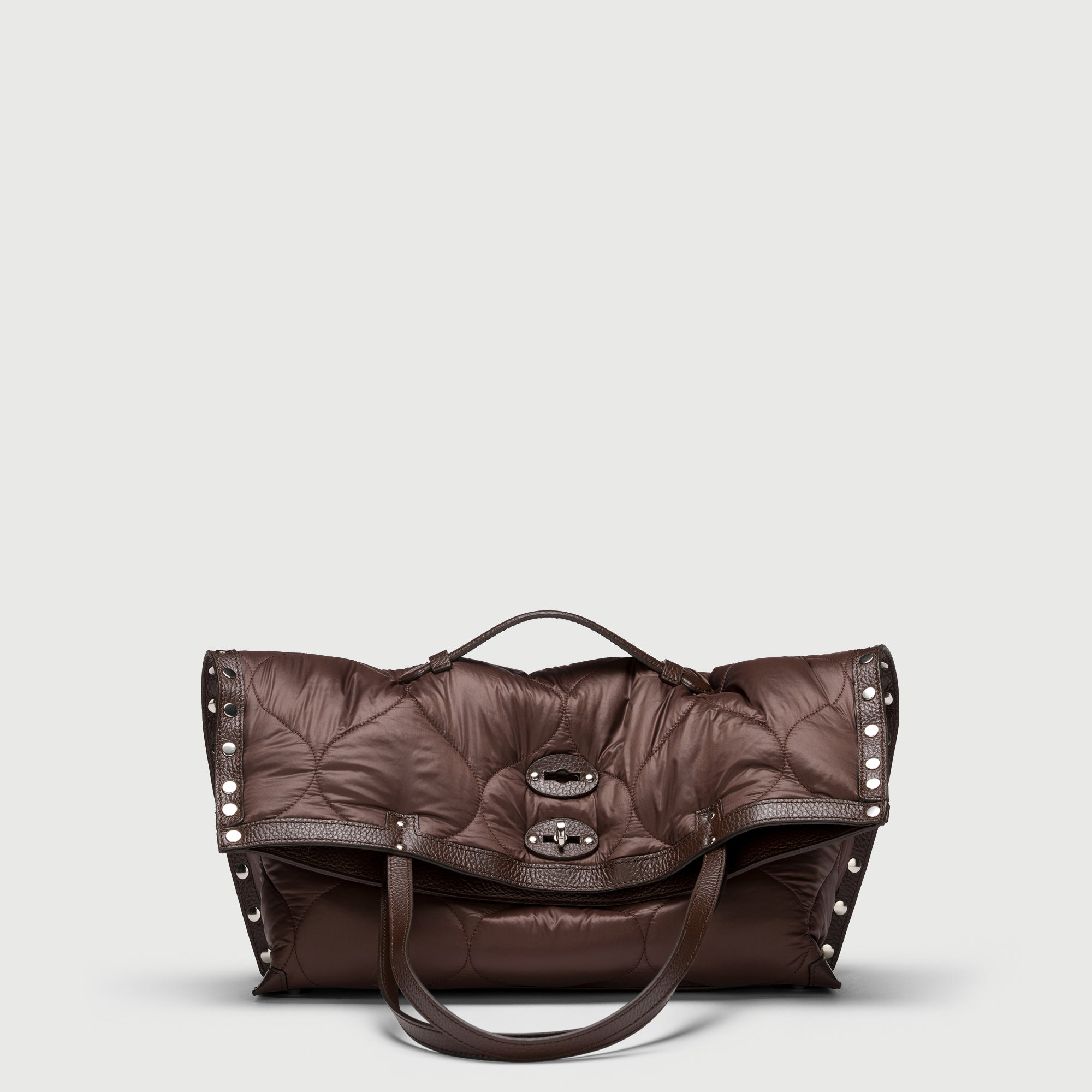 Zanellato A' Spasso® M borsa tote Brown Perugia in nylon