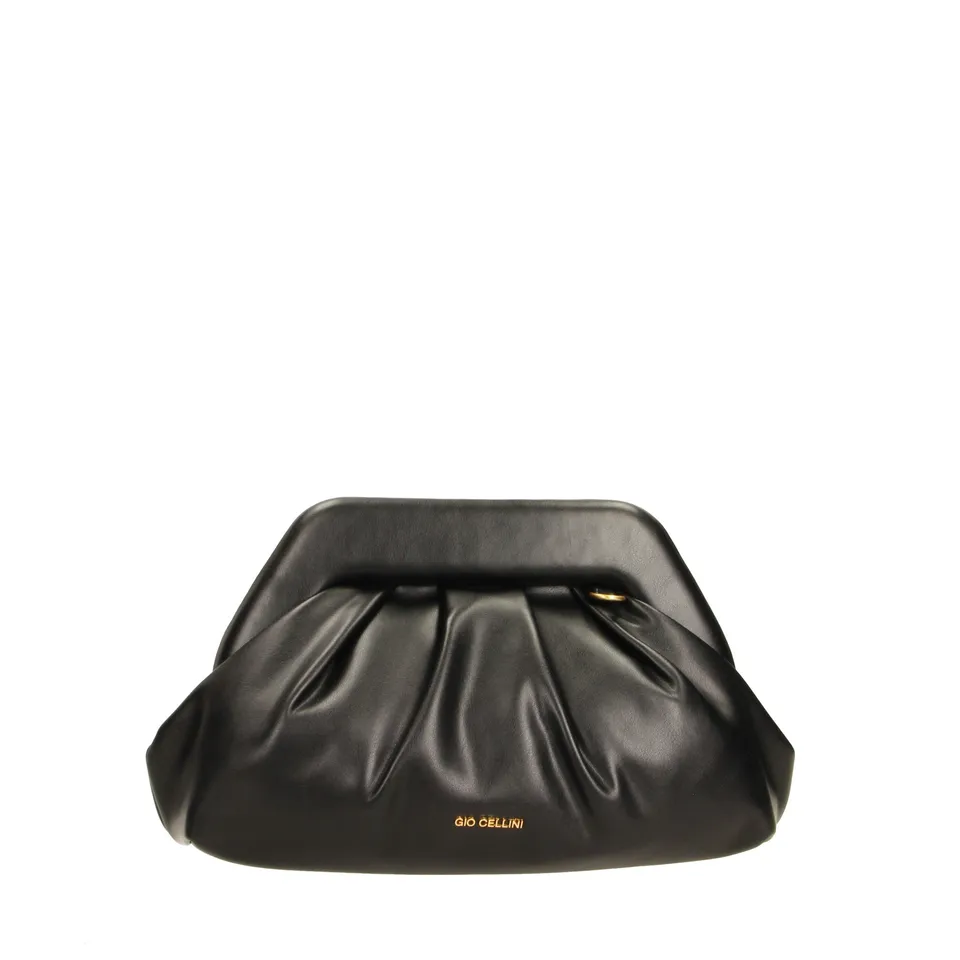 Gio Cellini MINI BAGS CLUTCH clutch nera 31x19x10 cm in ecopelle