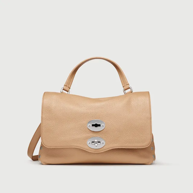 Zanellato Postina® S borsa marrone pelle martellata