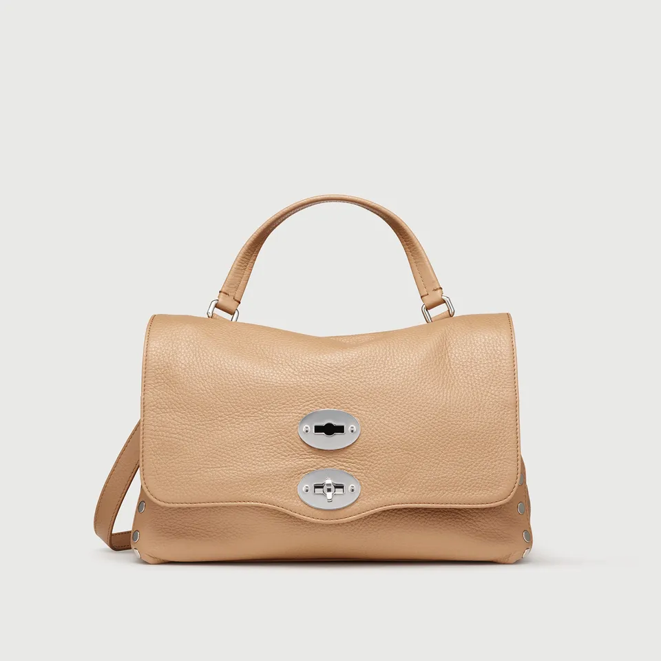 Zanellato Postina® S borsa marrone pelle martellata