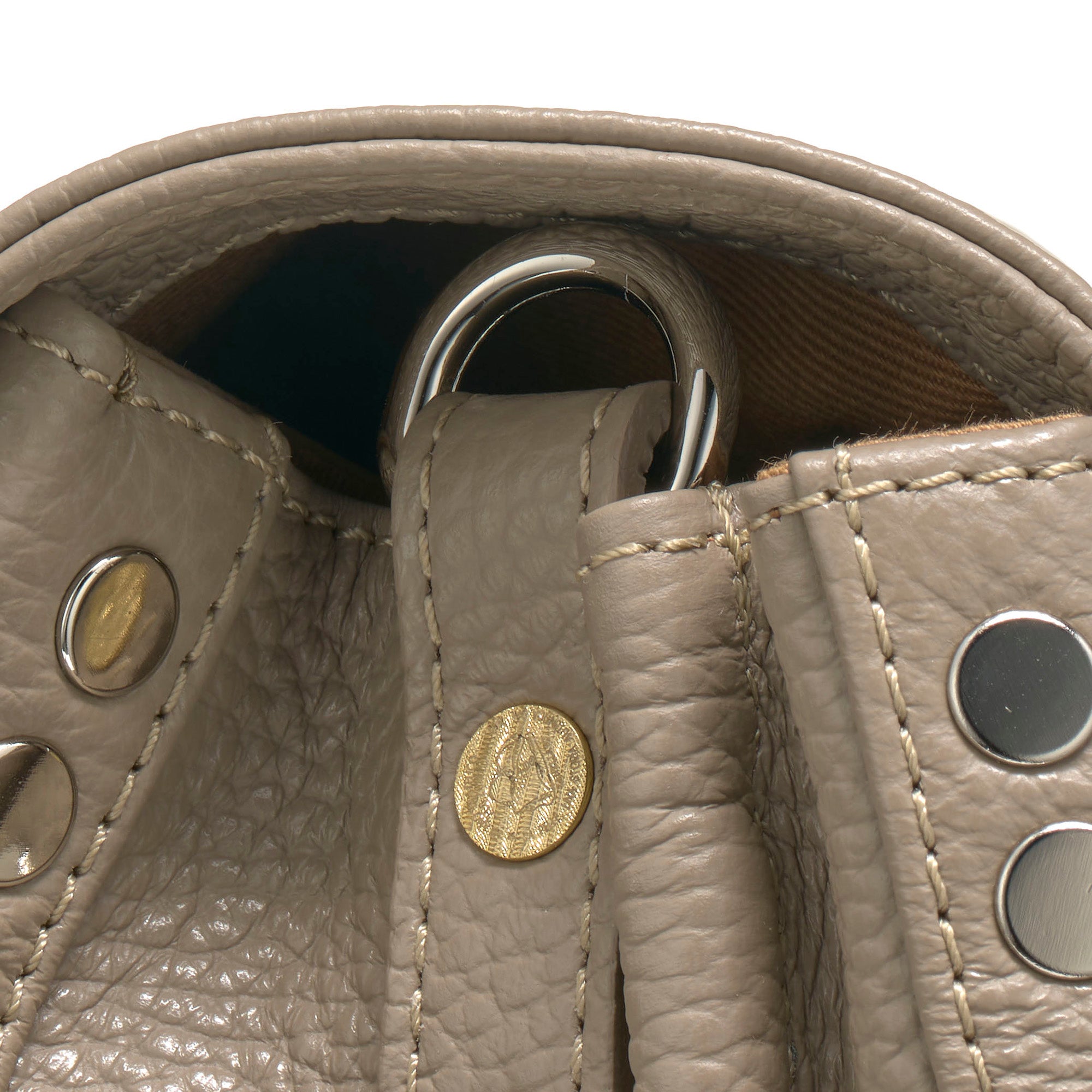 Zanellato Postina® S borsa grigia Creta pelle martellata