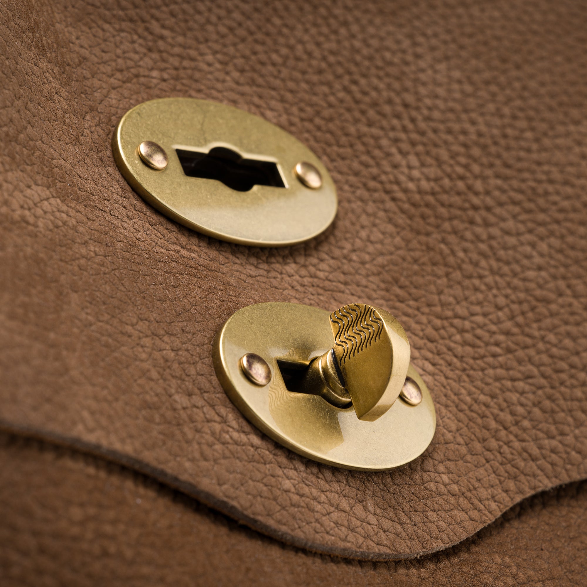 Zanellato Postina® borsa M marrone in nabuk