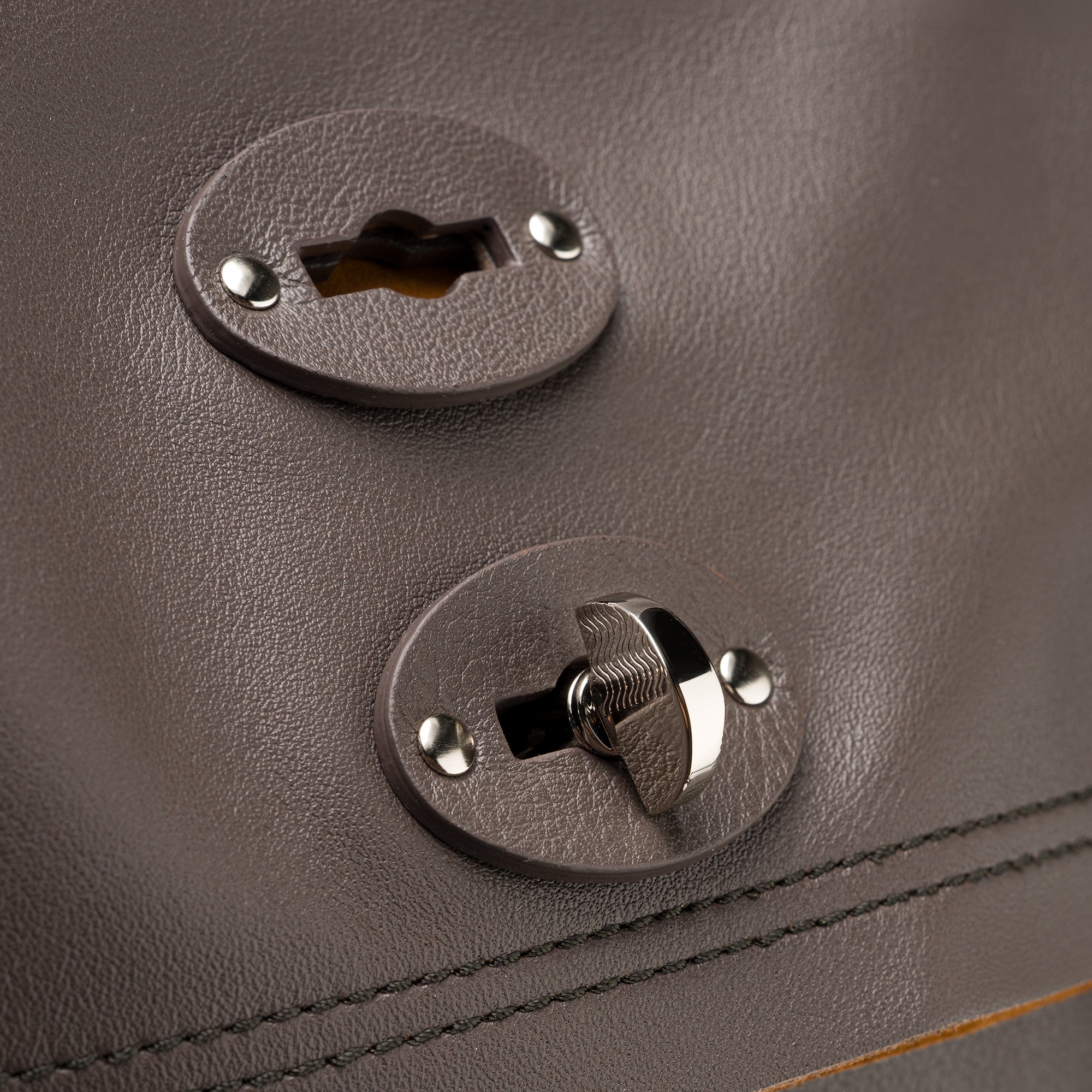 Zanellato A' Spasso® M borsa marrone pelle liscia