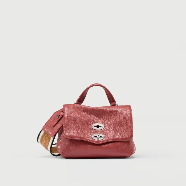 Zanellato Postina® Baby borsa rossa Radicchio pelle martellata