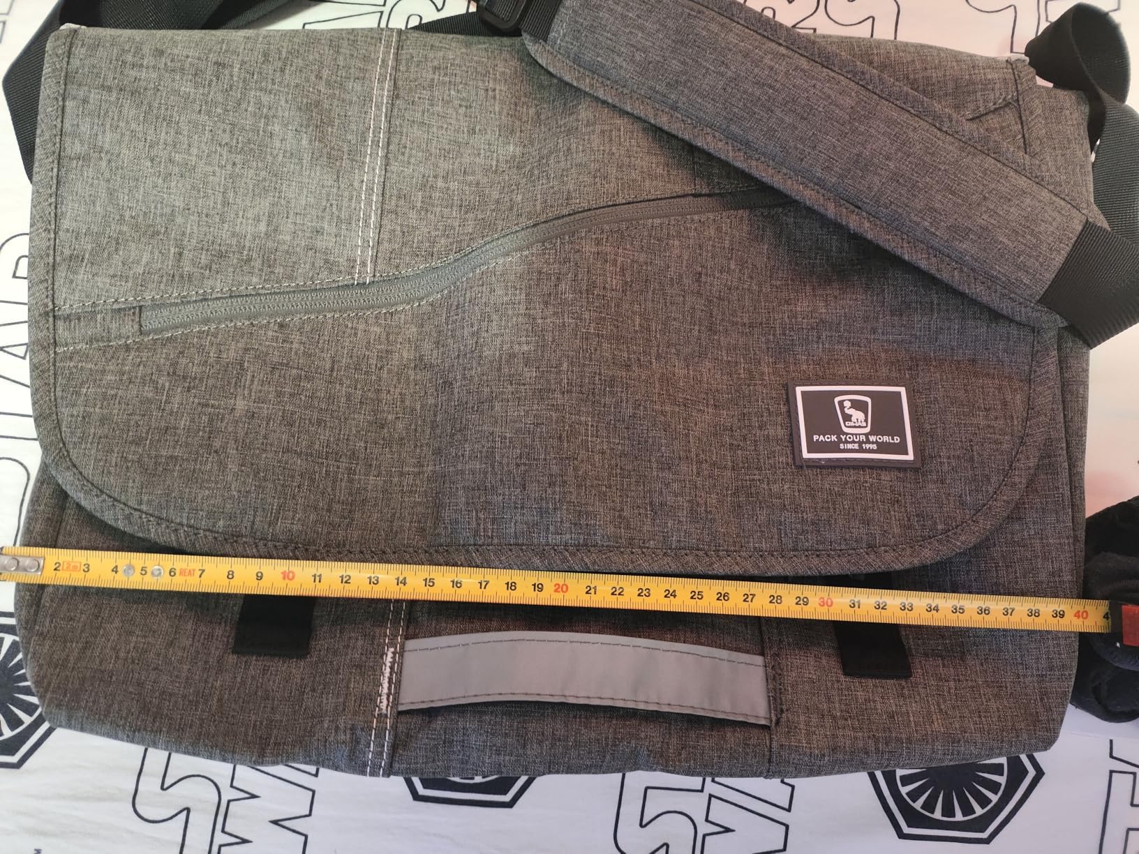 OIWAS Messenger Bags borsa a tracolla verde per laptop 15,6 pollici