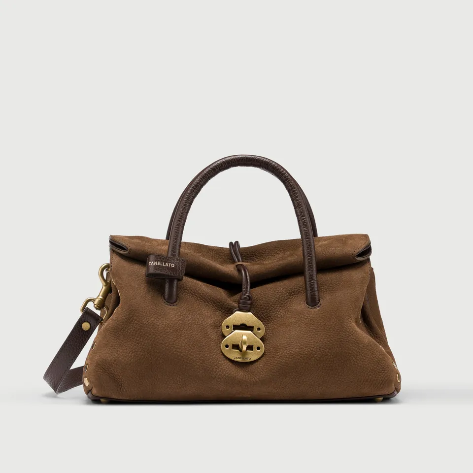 Zanellato Dotta® borsa S marrone in nabuk