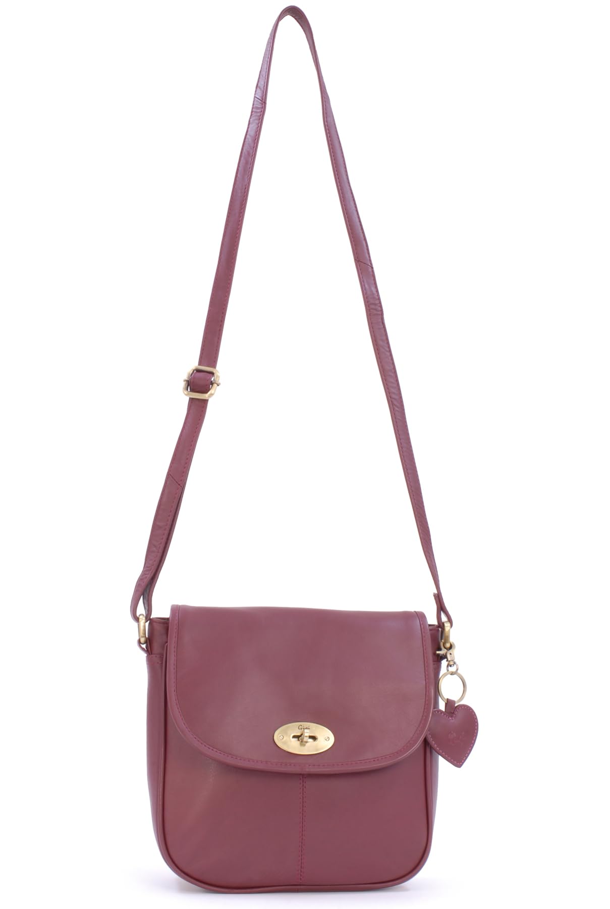 Gigi Othello Collection 8755T borsa a sella in pelle con tracolla regolabile