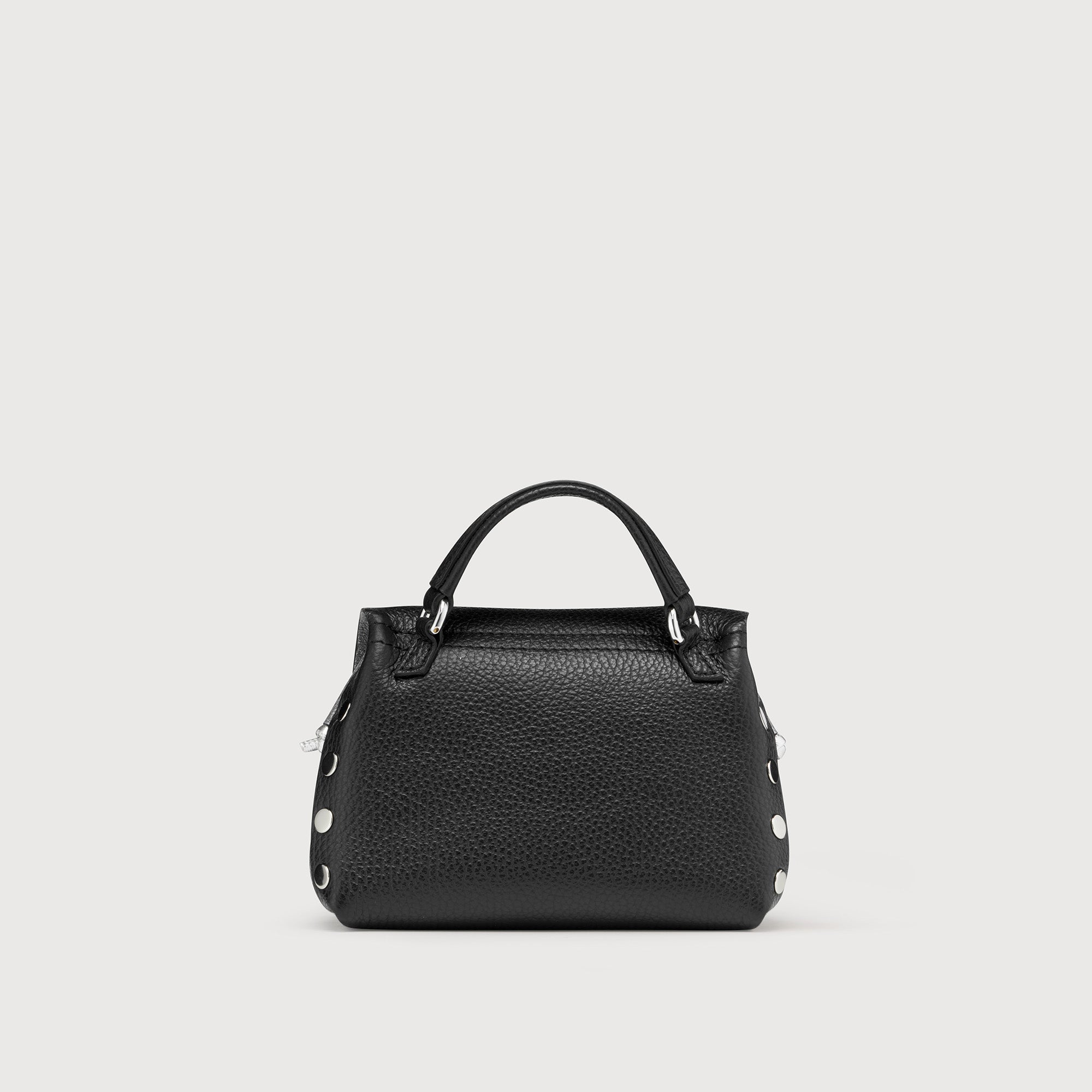 Zanellato Postina® SBABY borsa nera Nero in pelle laminata