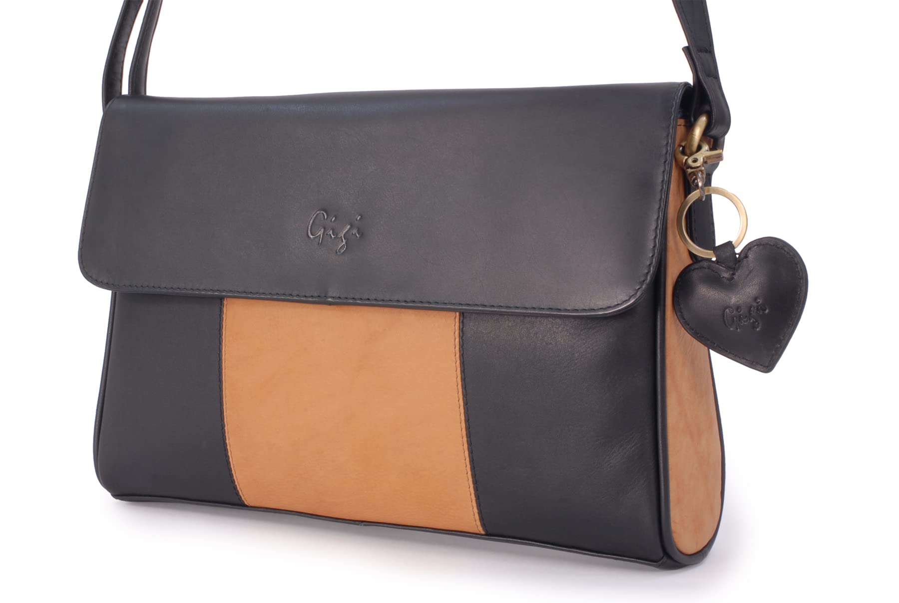 Gigi Othello Collection 6816 borsa a tracolla miele in pelle