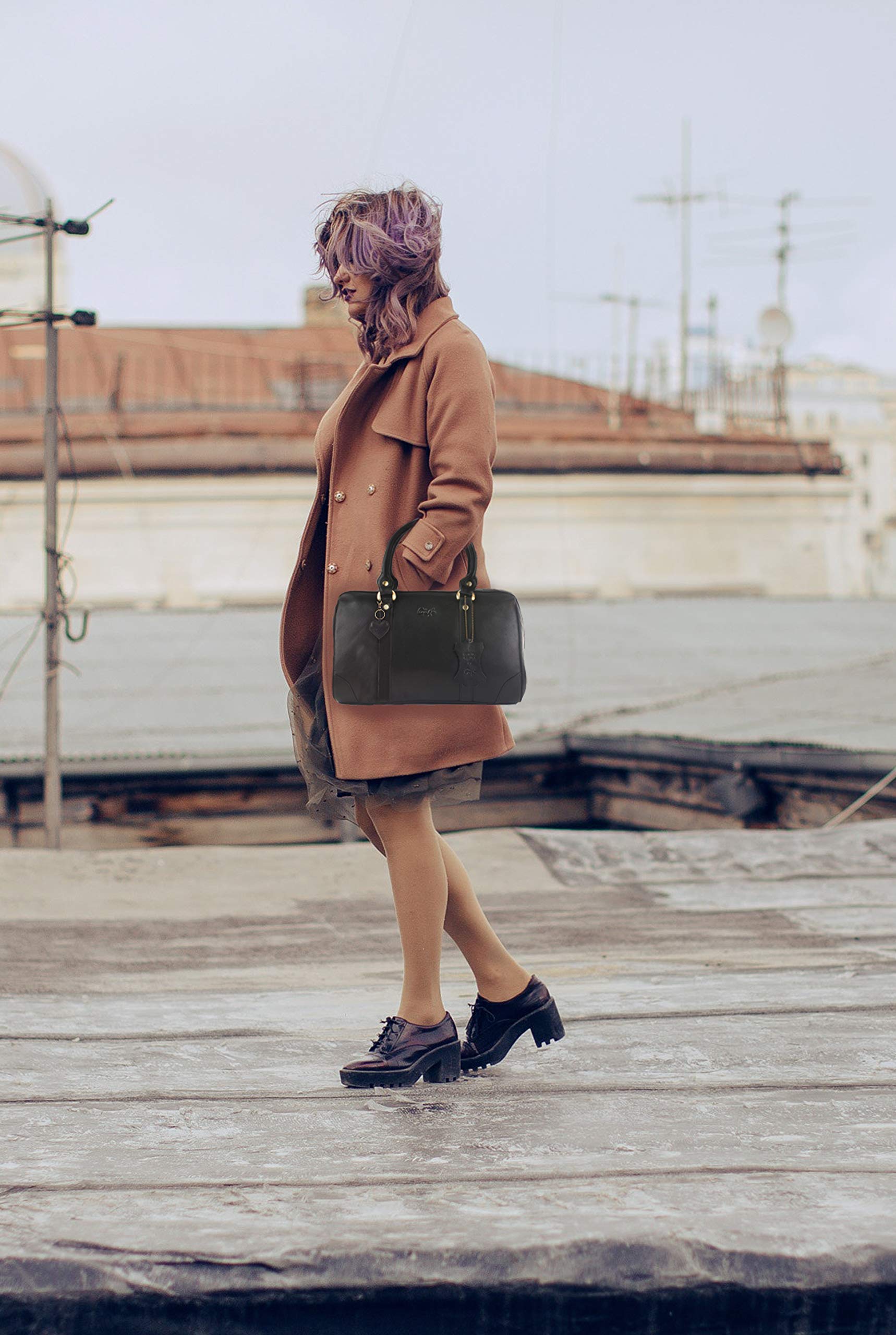 Gigi Othello Collection 5067 borsa a bauletto media in pelle