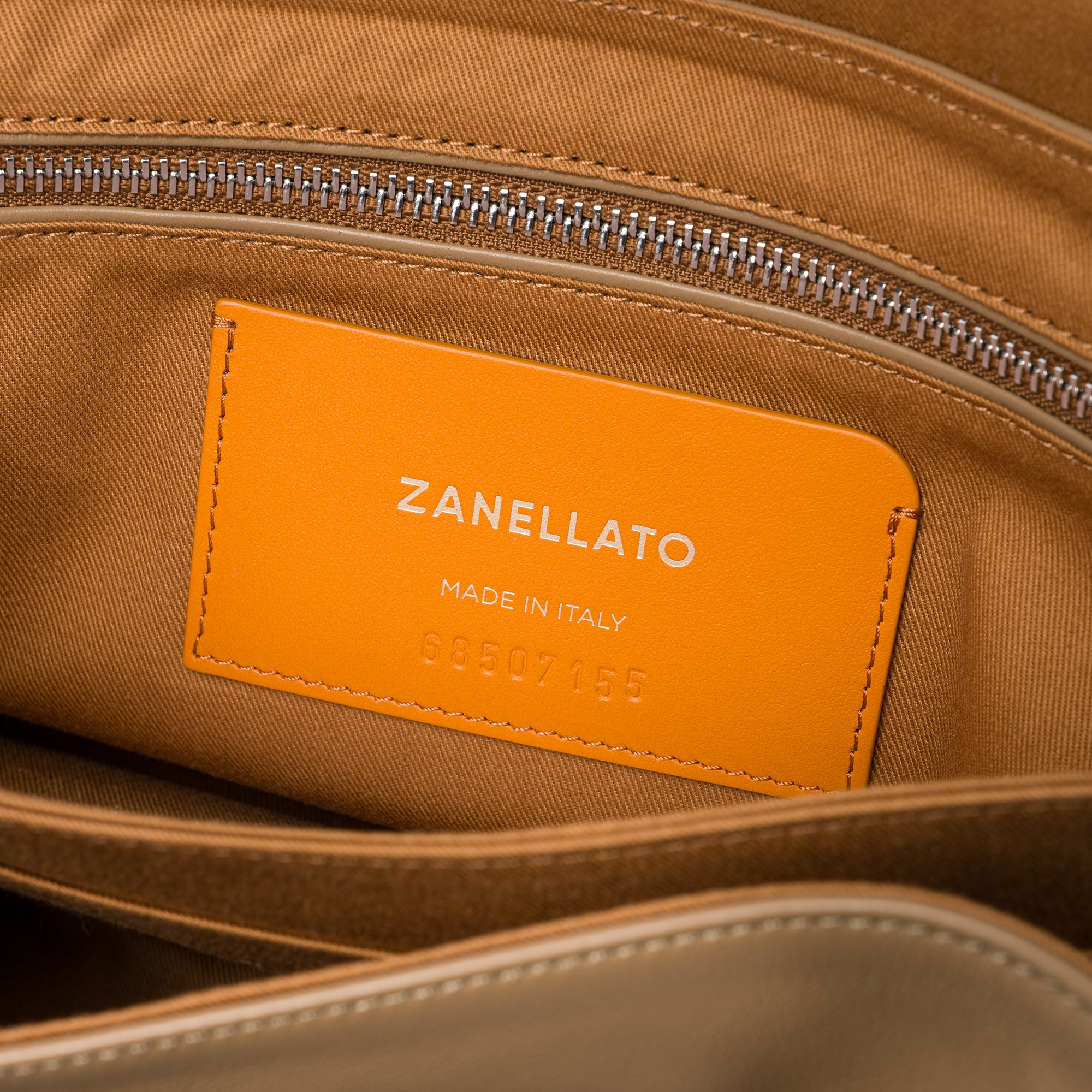 Zanellato Postina® borsa S grigia in pelle liscia