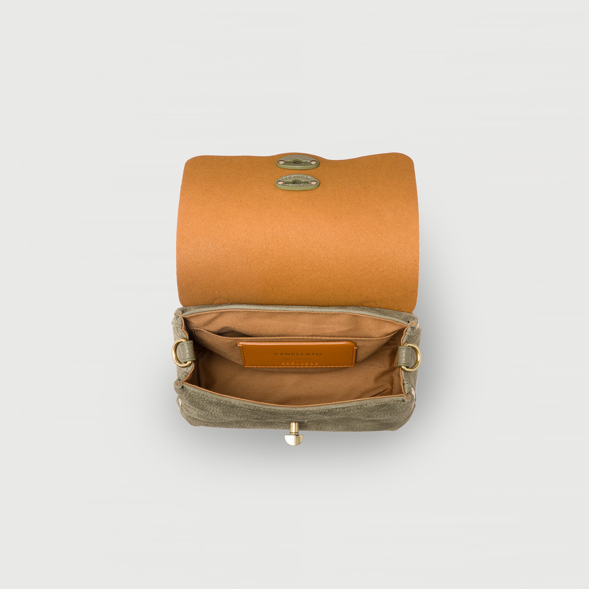 Zanellato Postina® Baby borsa a mano verde nabuk