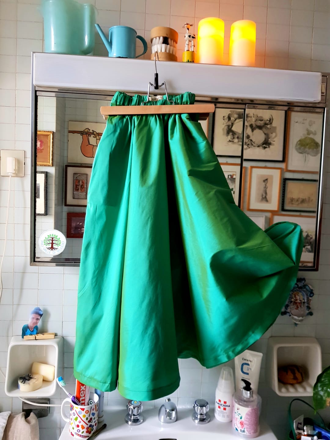Borseggi Le Gonne La Gonna – verde cangiante gonna