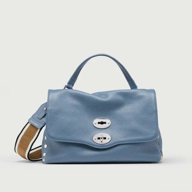 Zanellato Postina® S borsa blu Sambuco Notturno martellata