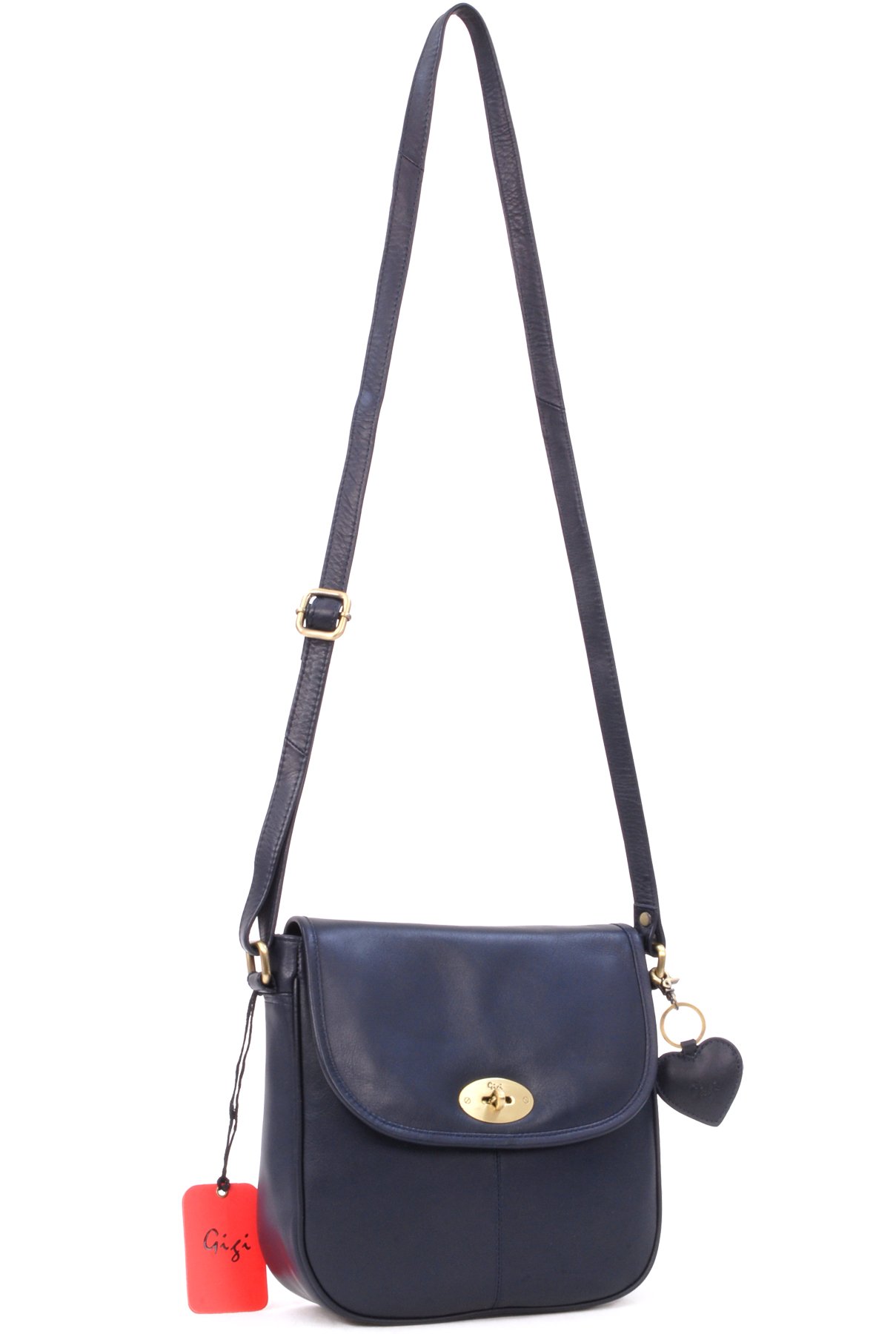 Gigi Othello Collection 8755T borsa a sella in pelle con tracolla regolabile
