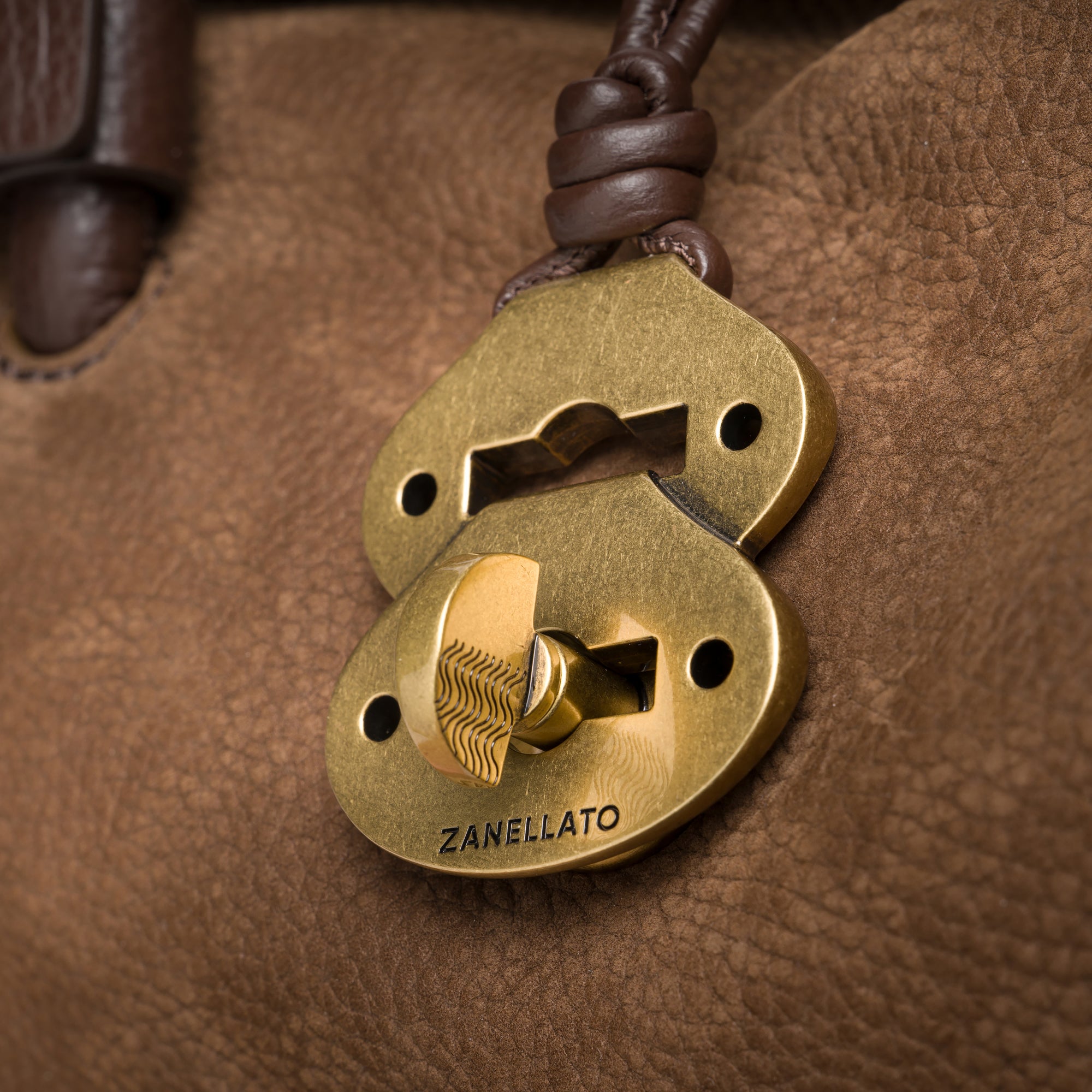 Zanellato Dotta® borsa S marrone in nabuk