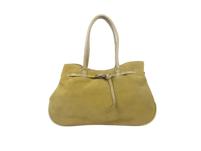 Crazy Lou Sac en cuir 7396 borsa cabas in camoscio e pelle d’agnello
