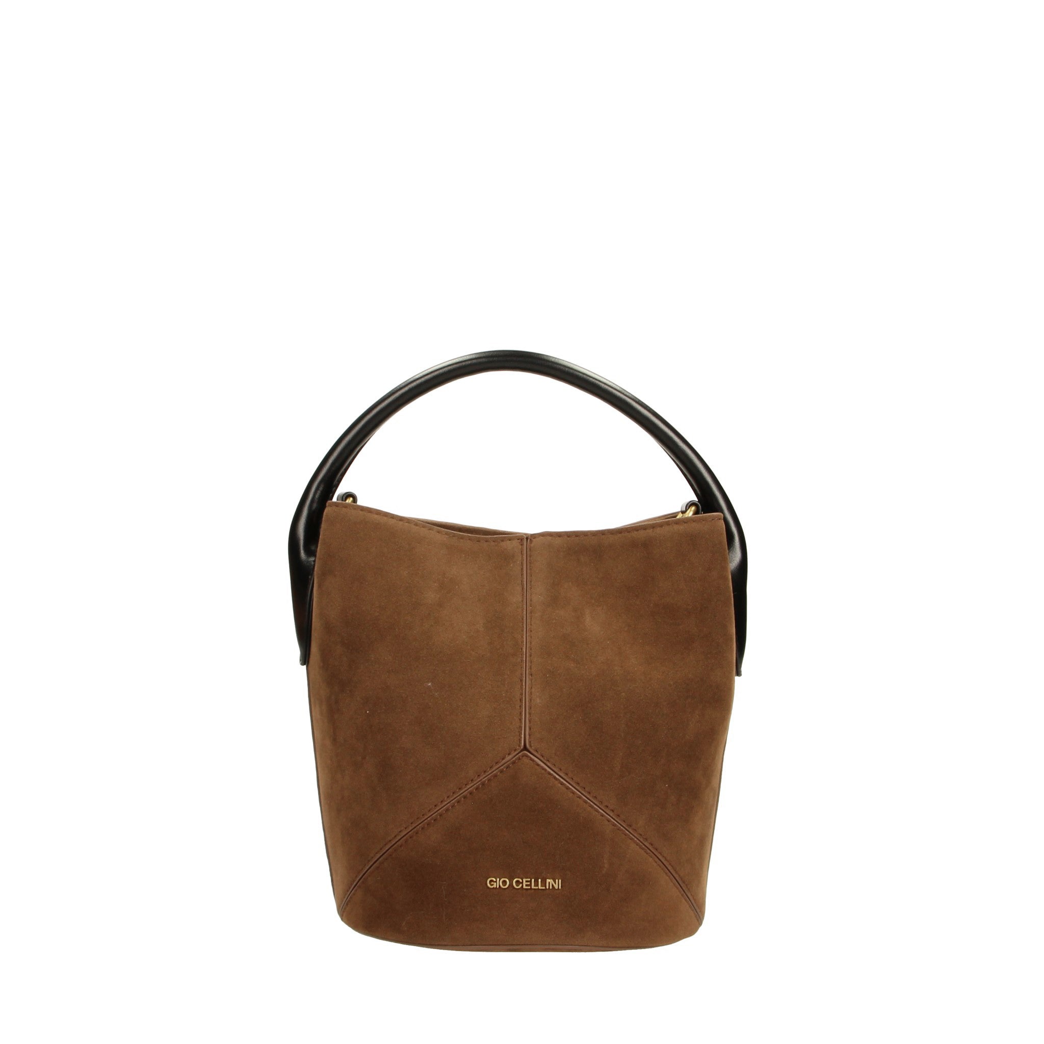 Gio Cellini BORSE Secchiello borsa Camel in eco-camoscio
