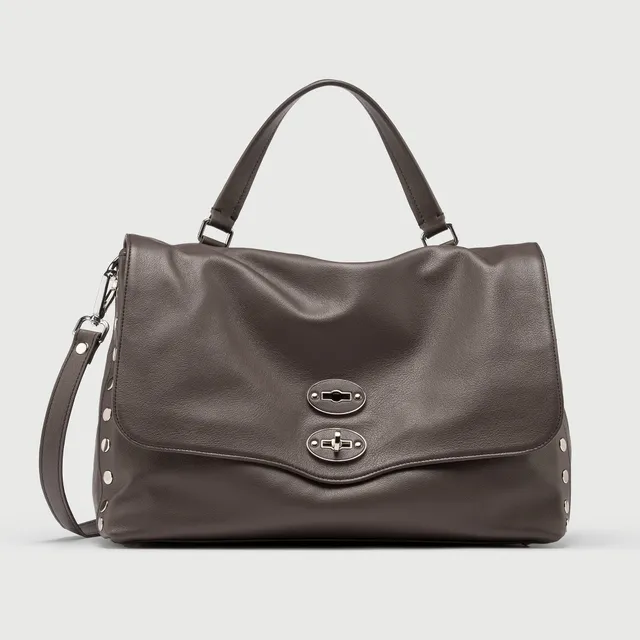 Zanellato Postina® M borsa marrone Marengo pelle liscia