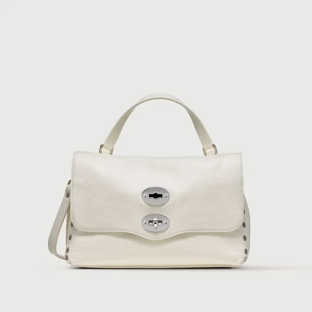 Zanellato Postina® S borsa bianco latte pelle martellata