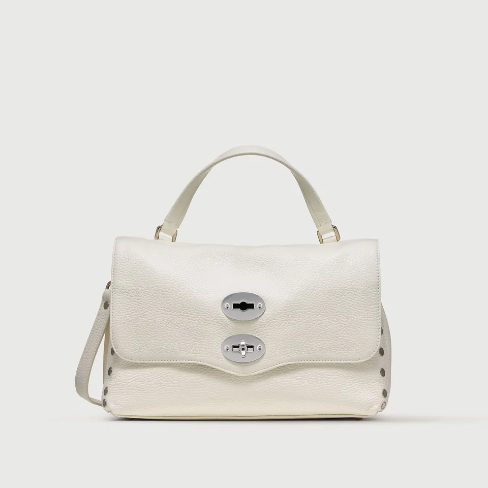 Zanellato Postina® S borsa bianco latte pelle martellata