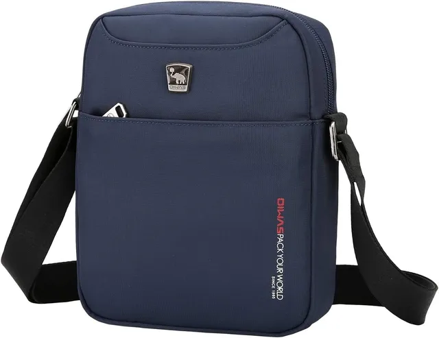 OIWAS Sling Bags borsello blu scuro con tracolla regolabile